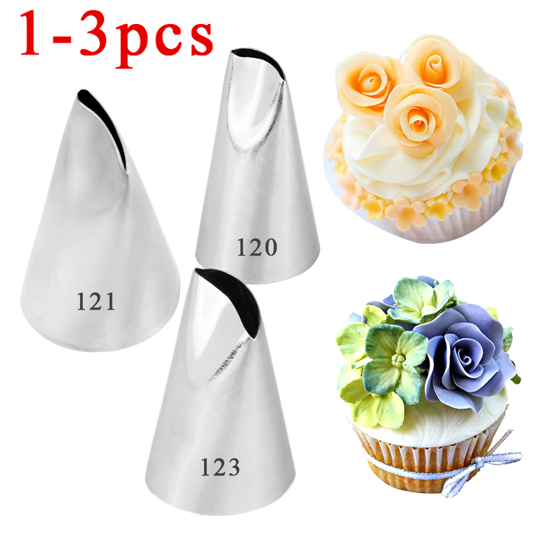 Decorating Tip Set - فوهات أنابيب من كريم بتلات الورد