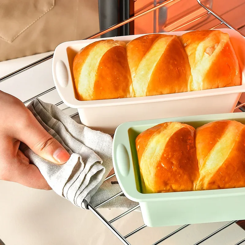 Kitchen Baking Essentials - قالب سيليكون مستطيل لصنع الحلوى وخبز