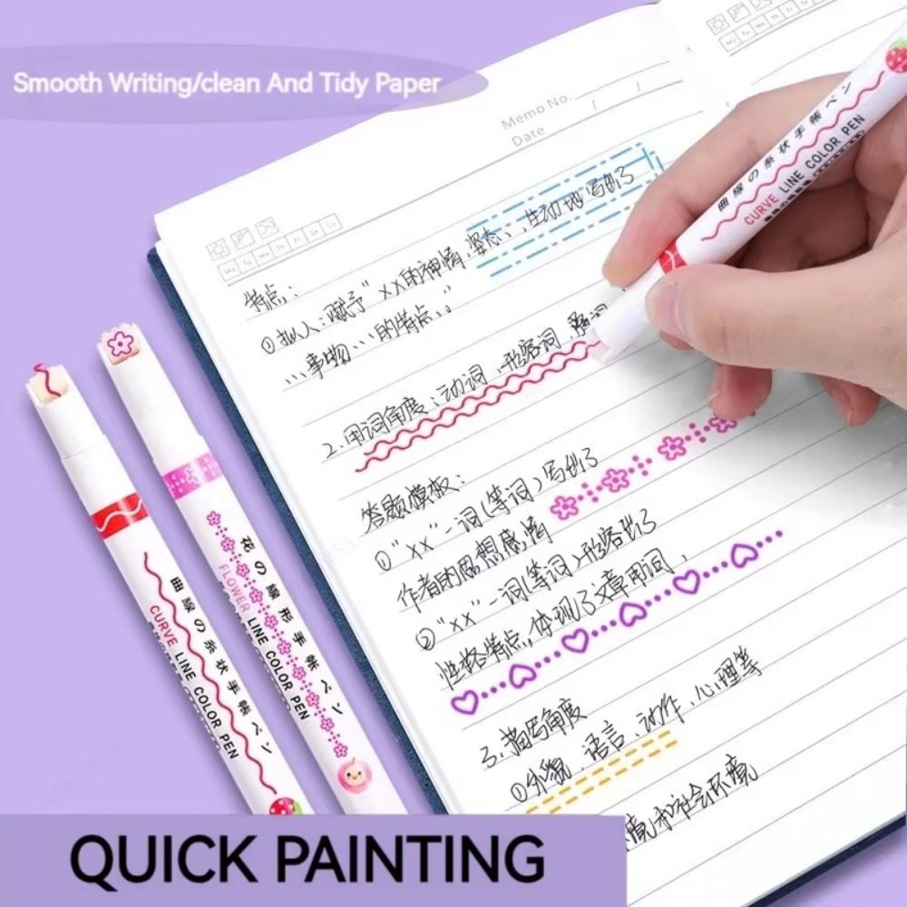 Decorating Tip Set - مجموعة من 6 أقلام تحديد إبداعية
