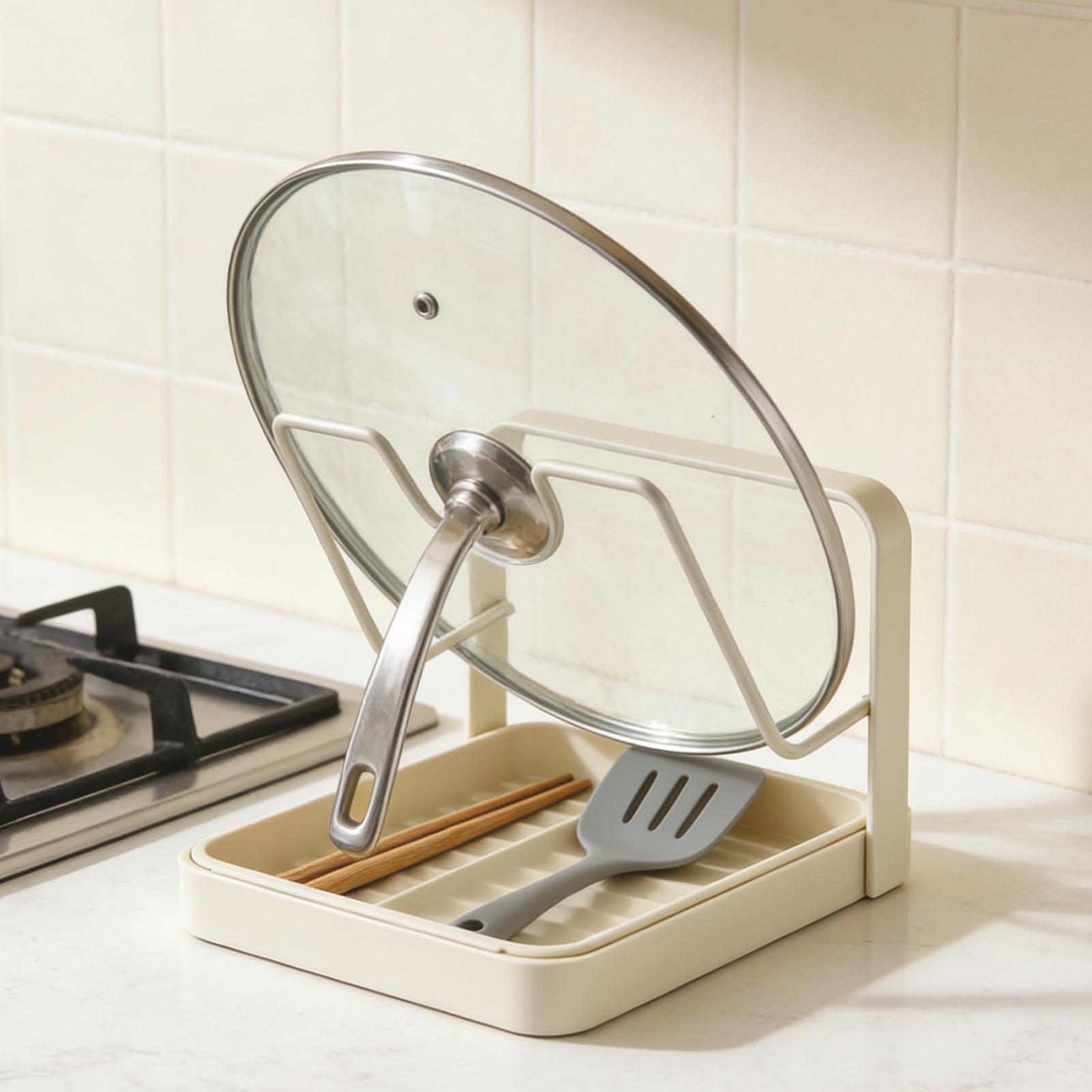 Kitchen Baking Pan Organizer - غطاء وعاء منظم المضادة للانزلاق المطبخ