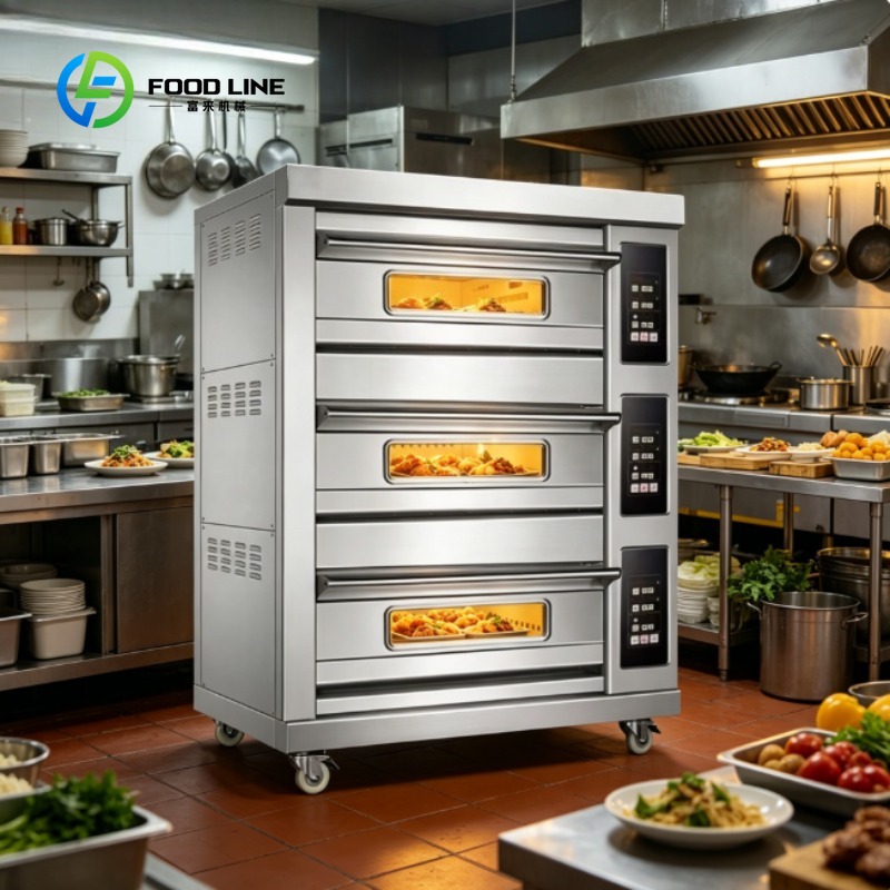Commercial Kitchen For Baking - فرن تجاري من الفولاذ المقاوم للصدأ