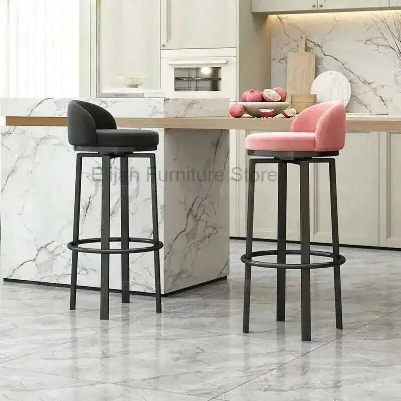 Kitchen Bank - بار الاستقبال المنزل مصمم جزيرة عالية