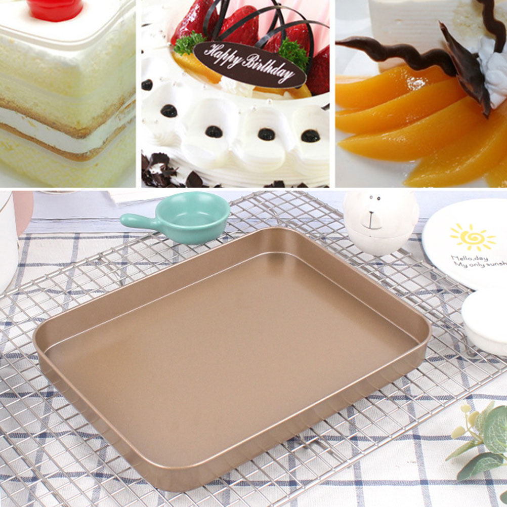 Kitchen Baking Tray - صينية كيك مستطيلة من الفولاذ الكربوني