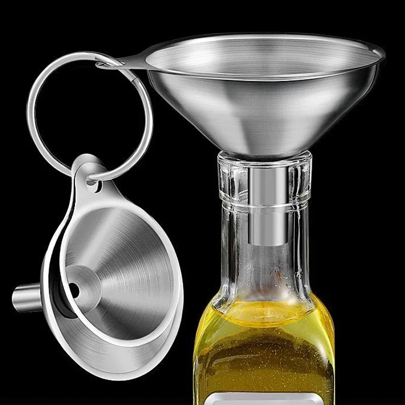3/5 قطعة قمع المطبخ الفولاذ ال - مراجعة Kitchen Baking Essentials وسعره
