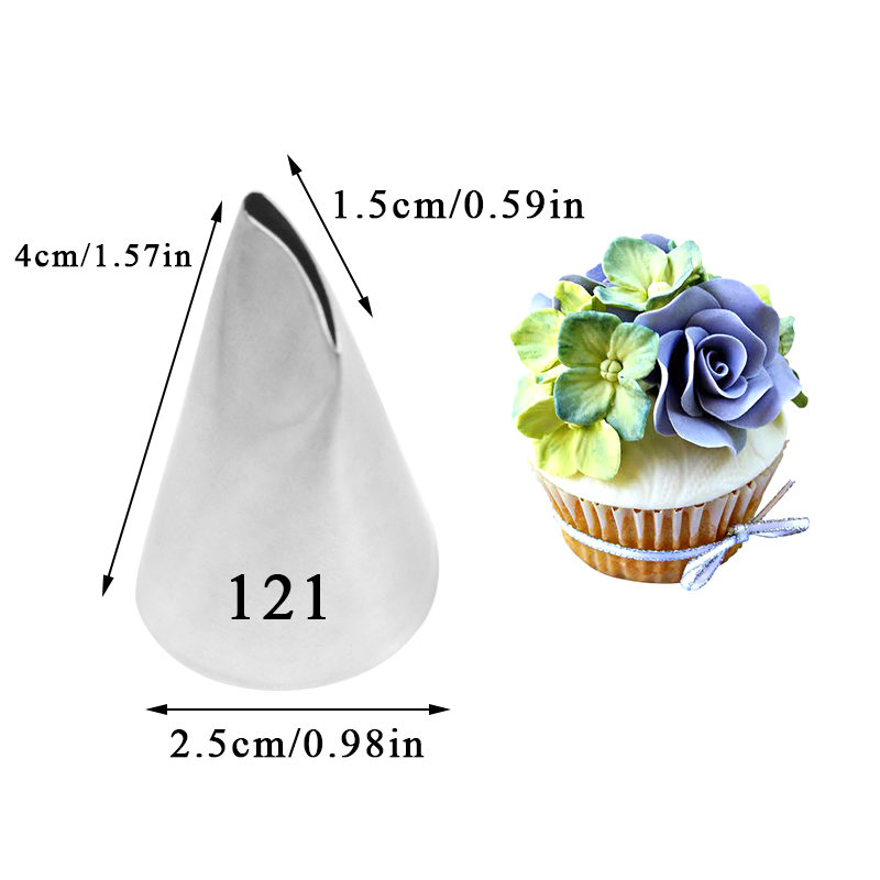 فوهات أنابيب من كريم بتلات الو - مراجعة Decorating Tip Set وسعره