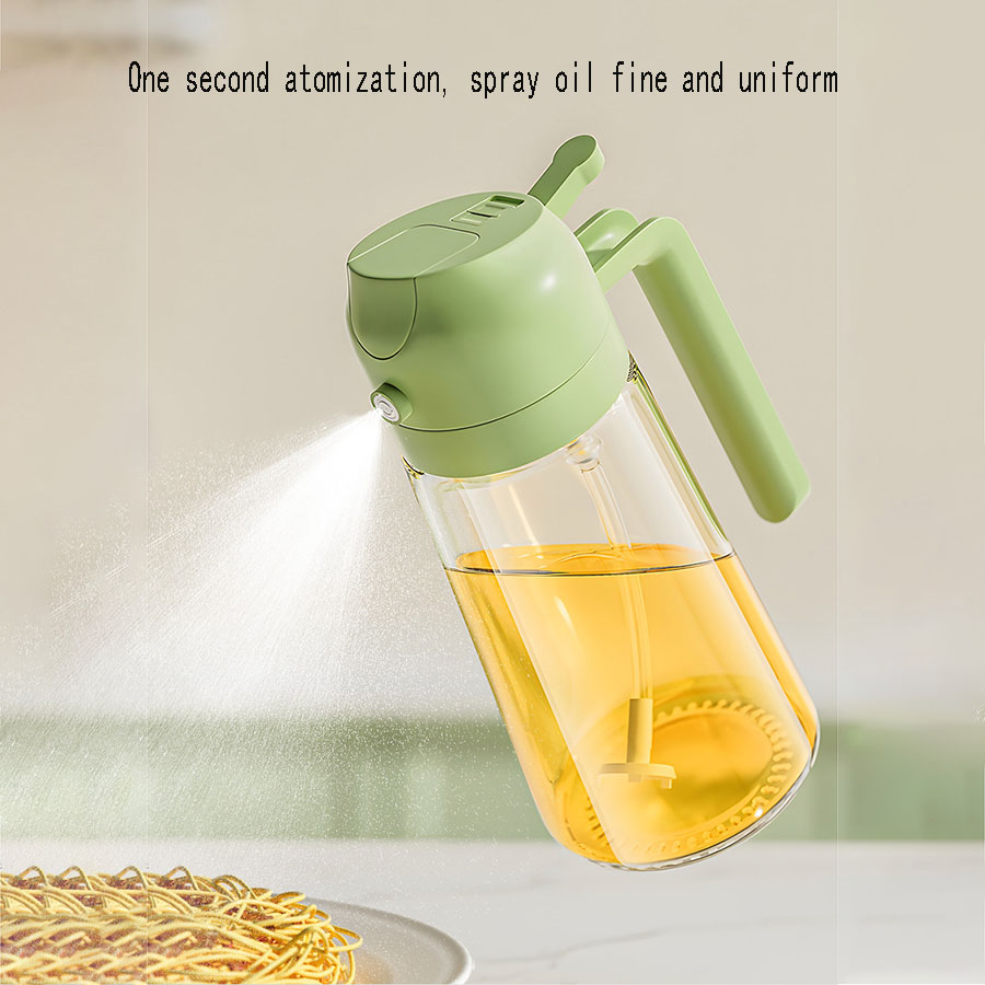2in1 500 مللي بخاخ زيت زجاجي ز - مراجعة Kitchen Bank وسعره