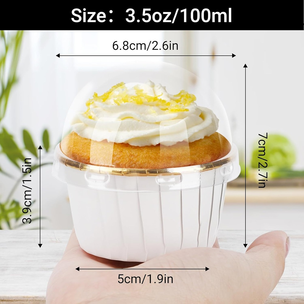 50 قطعة كأس الكعك ورقة مغلفة ك - مراجعة Kitchen Baking Products وسعره