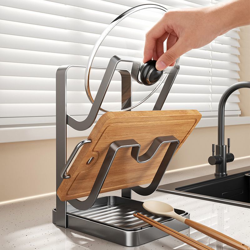 حامل أغطية الأواني متعدد الفتح - مراجعة Kitchen Baking Pan Organizer وسعره