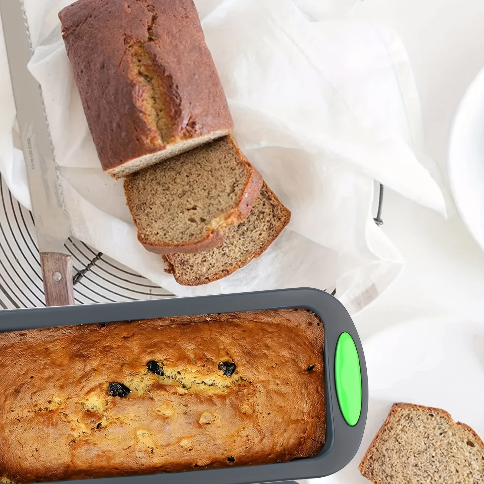 صينية خبز سيليكون مستطيلة غير  - مراجعة Kitchen Essentials Baking Tray وسعره