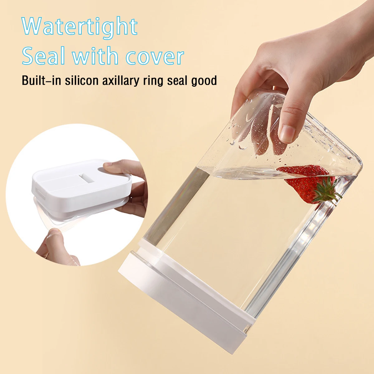 صندوق تخزين المعكرونة البلاستي - مراجعة Kitchen Bank وسعره