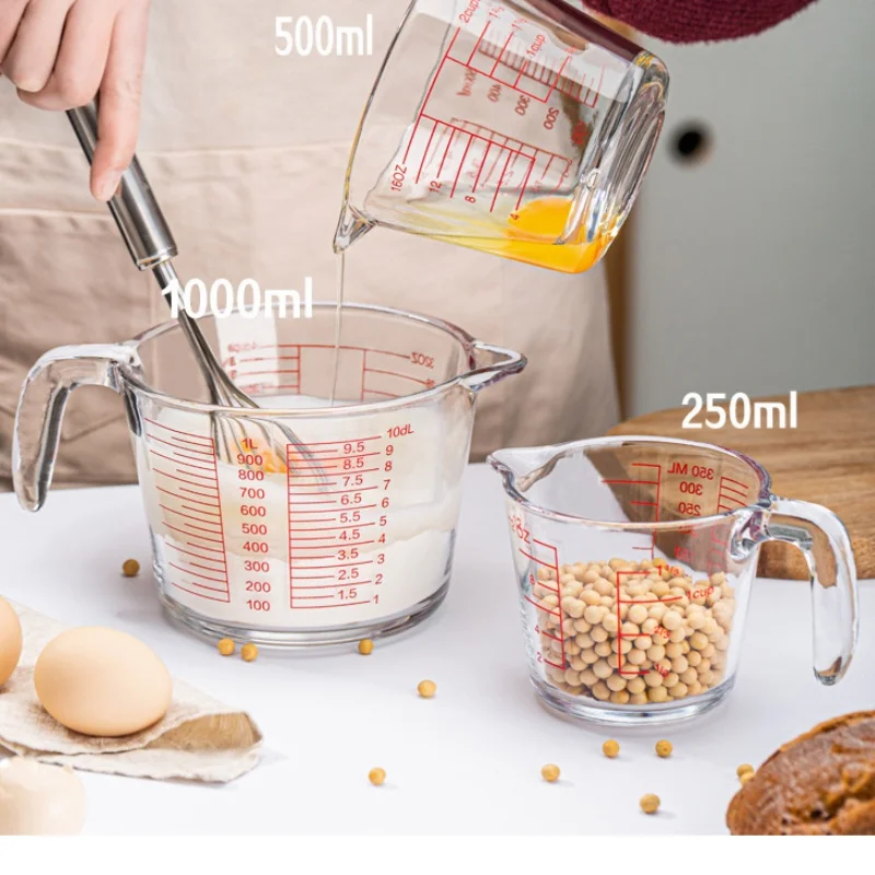 كوب قياس زجاجي 2/4 كوب للخبز و - مراجعة Kitchen Baking Essentials وسعره