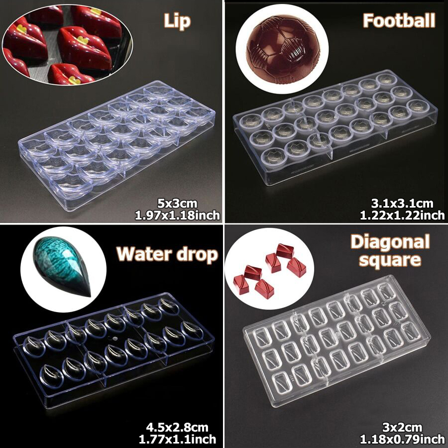 24 أنماط متاحة من قالب الشوكول - مراجعة Kitchen Baking Products وسعره