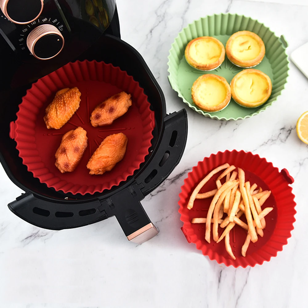وعاء سيليكون للمقلاة الهوائية  - مراجعة Kitchen Essentials Baking Tray وسعره