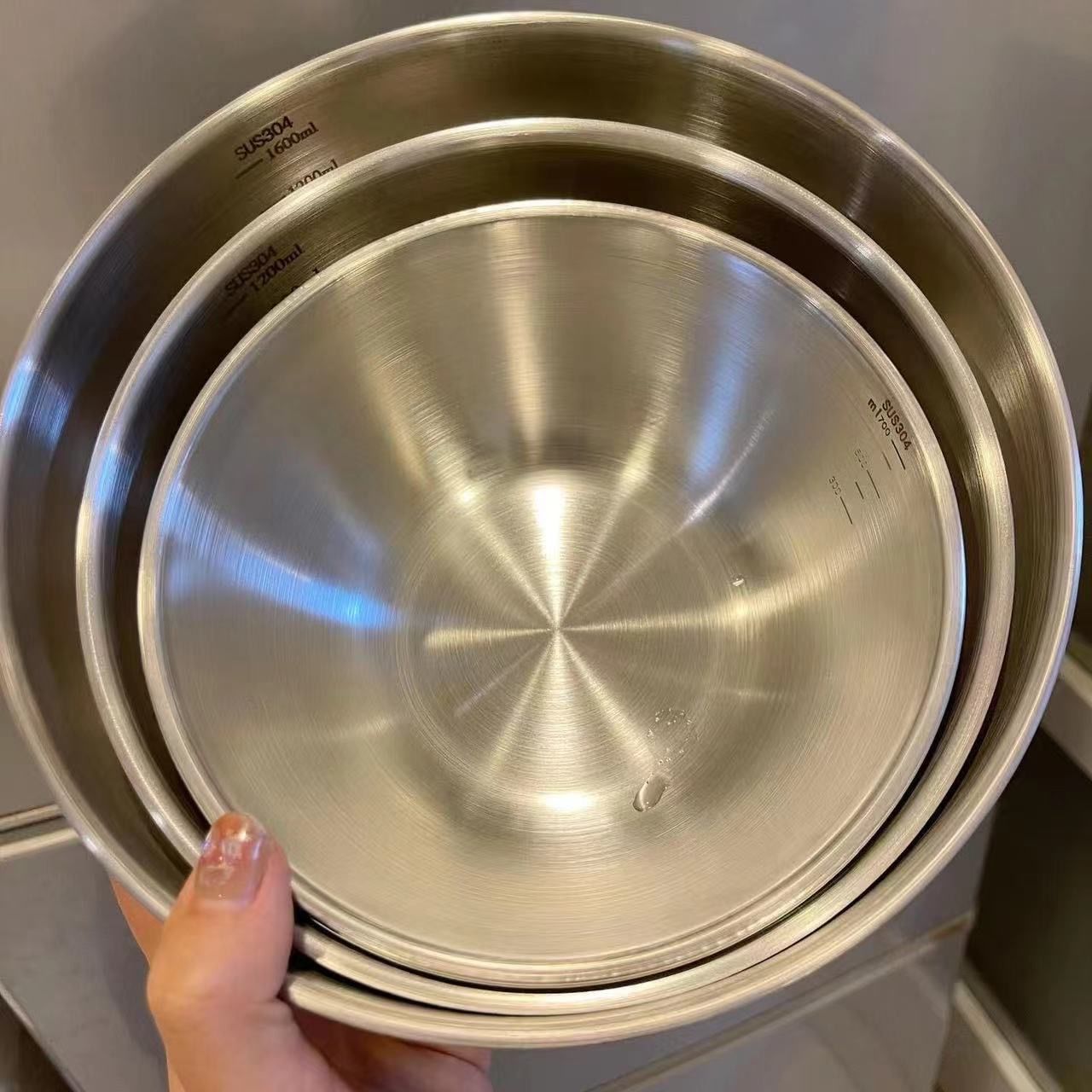 طقم أوعية ستانلس ستيل 1-3 قطع  - مراجعة Kitchen Baking Essentials وسعره