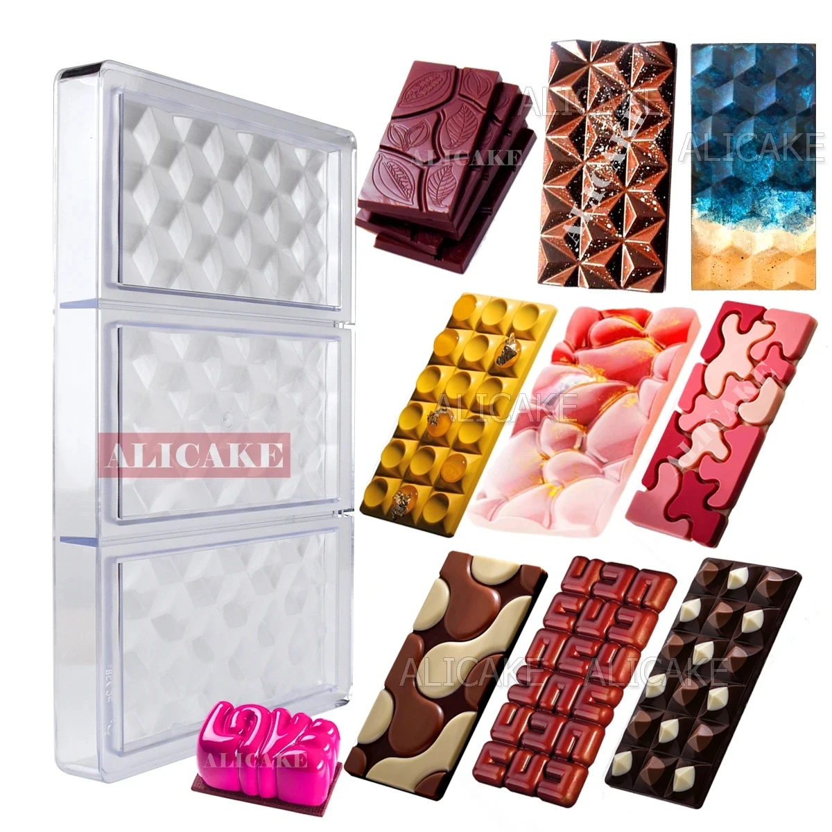 قالب الشوكولاتة البولي كربونات - مراجعة Kitchen Baking Products وسعره
