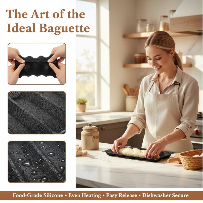 صينية خبز هوجي بـ 5 تجاويف غير - مراجعة Kitchen Essentials Baking Tray وسعره