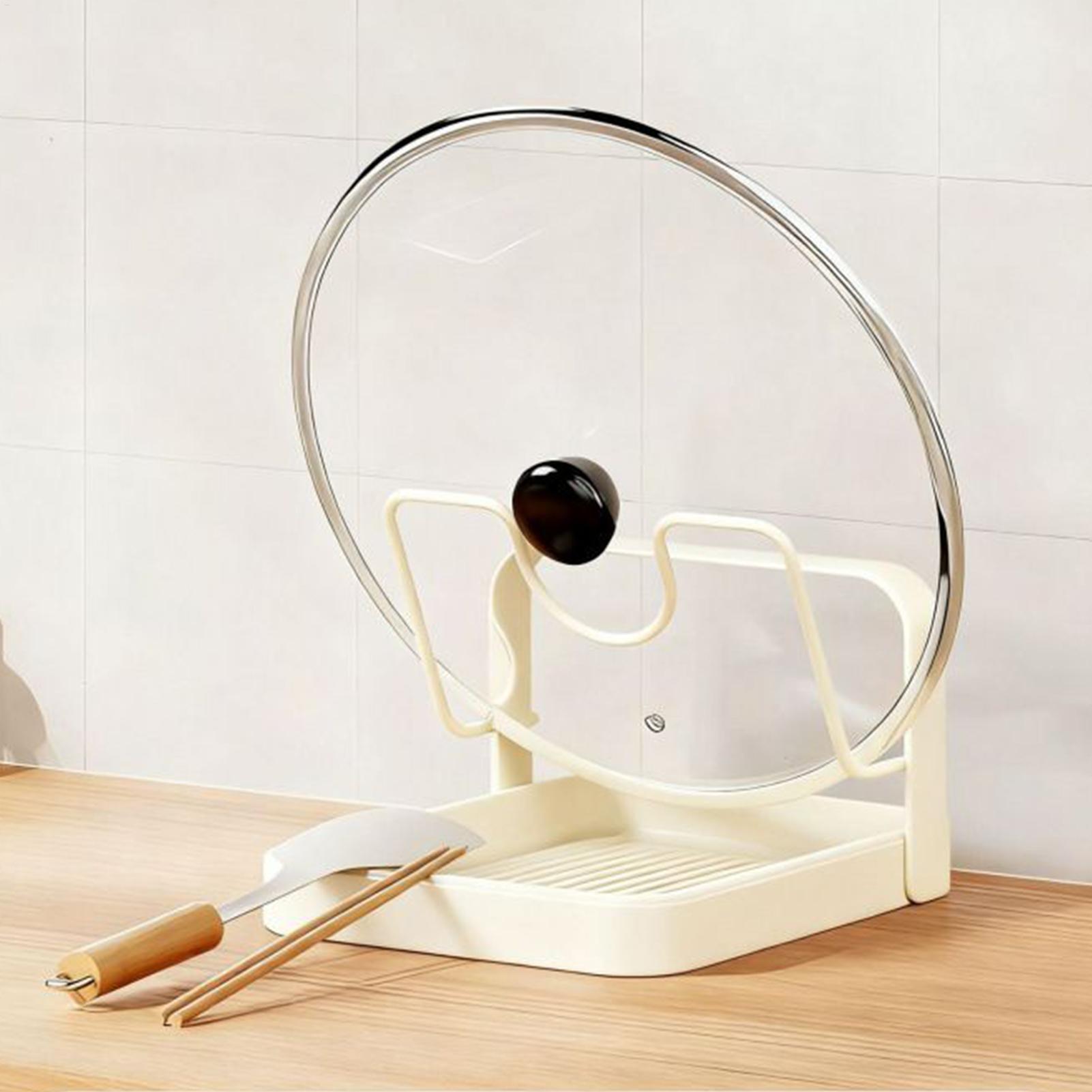 غطاء وعاء منظم المضادة للانزلا - مراجعة Kitchen Baking Pan Organizer وسعره