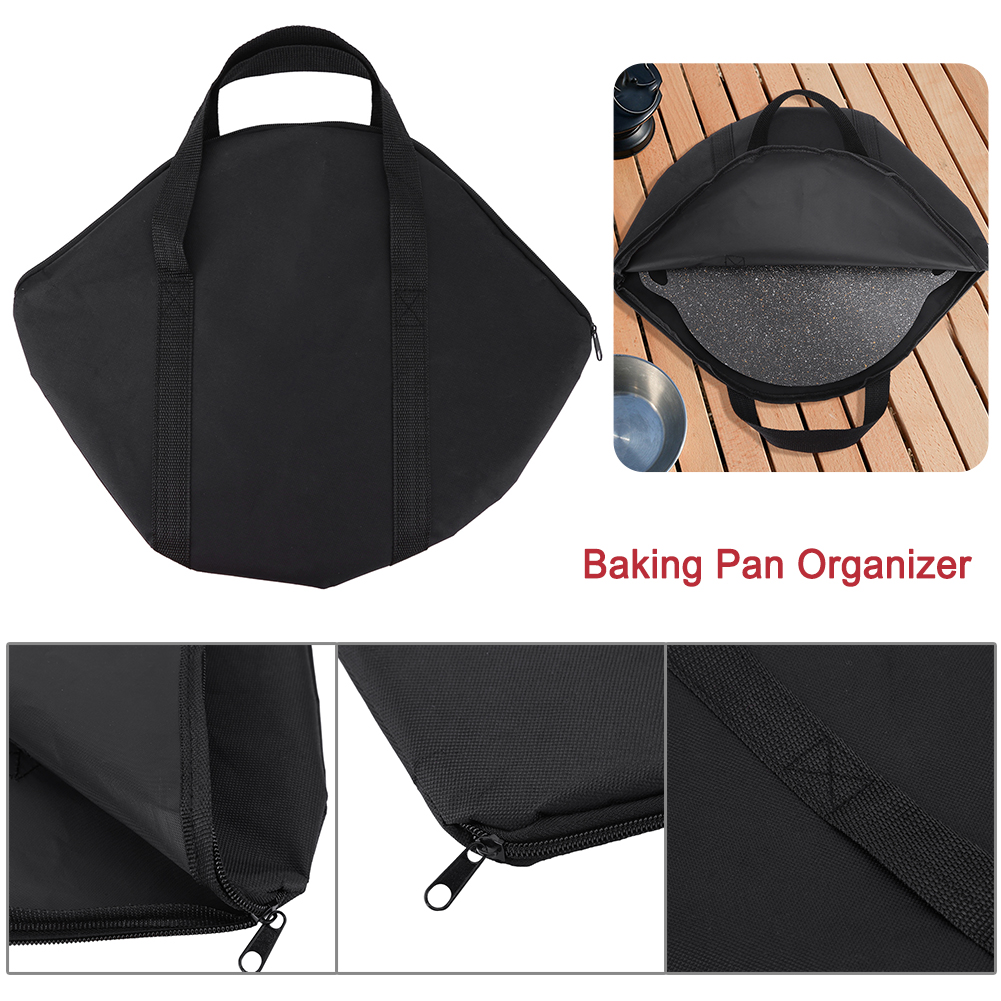 حقيبة تخزين مقلاة الخبز مع مقب - مراجعة Kitchen Baking Pan Organizer وسعره