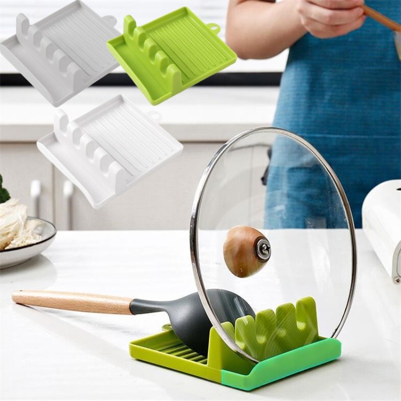 جديد الأخضر غطاء وعاء حامل رفو - مراجعة Kitchen Baking Pan Organizer وسعره