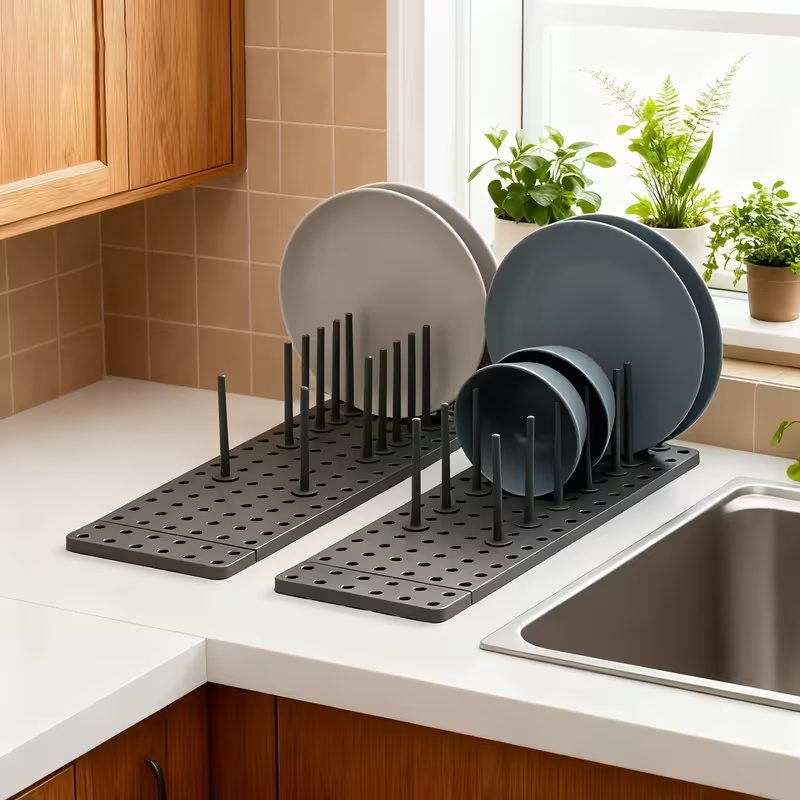 رف تخزين متعدد الوظائف لأدراج  - مراجعة Kitchen Baking Pan Organizer وسعره