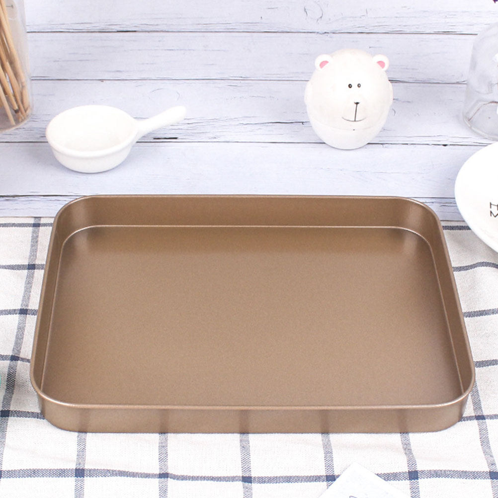 صينية كيك مستطيلة من الفولاذ ا - مراجعة Kitchen Baking Tray وسعره